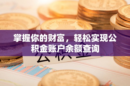 南华掌握你的财富，轻松实现公积金账户余额查询
