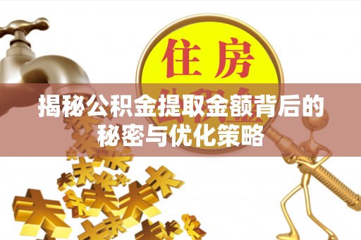 南华揭秘公积金提取金额背后的秘密与优化策略