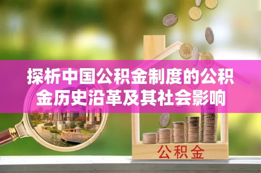 南华探析中国公积金制度的公积金历史沿革及其社会影响