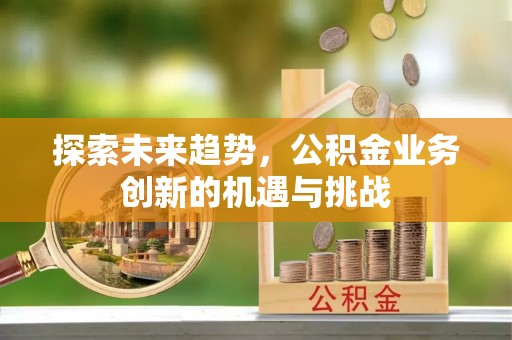 南华探索未来趋势，公积金业务创新的机遇与挑战