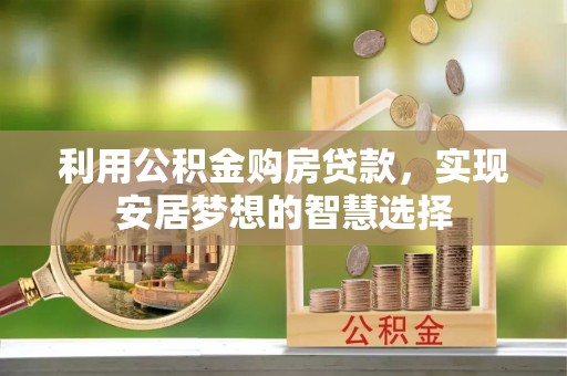 南华利用公积金购房贷款，实现安居梦想的智慧选择