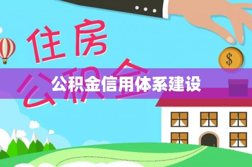 南华公积金信用体系建设