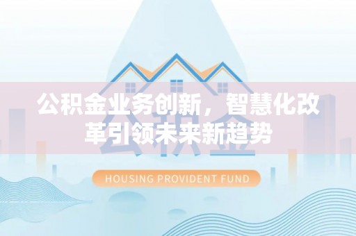 南华公积金业务创新，智慧化改革引领未来新趋势