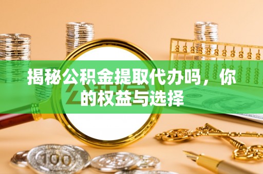 南华揭秘公积金提取代办吗，你的权益与选择