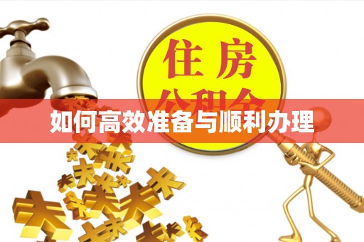 南华如何高效准备与顺利办理