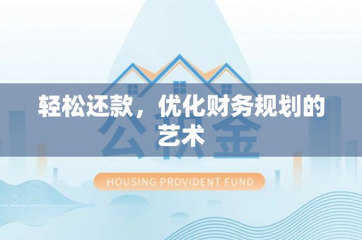 南华轻松还款，优化财务规划的艺术