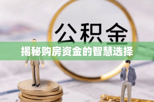 南华揭秘购房资金的智慧选择