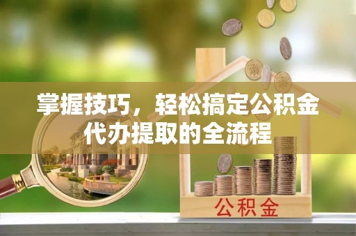 南华掌握技巧，轻松搞定公积金代办提取的全流程