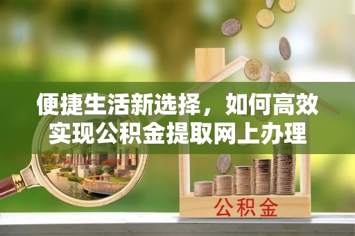 南华便捷生活新选择，如何高效实现公积金提取网上办理