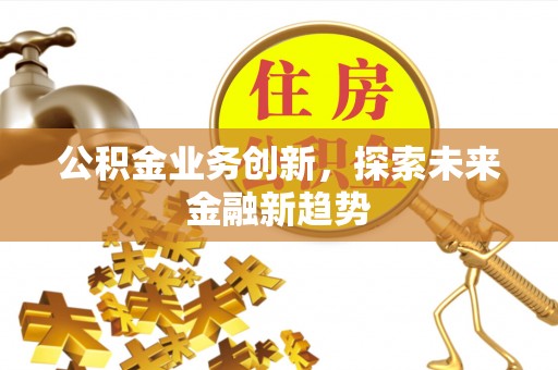 南华公积金业务创新，探索未来金融新趋势