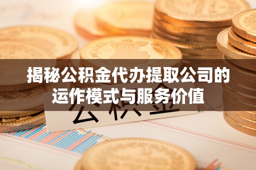 南华揭秘公积金代办提取公司的运作模式与服务价值