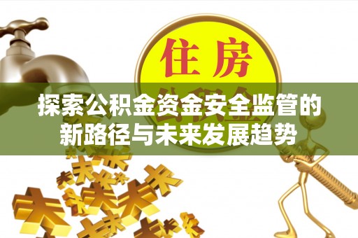 南华探索公积金资金安全监管的新路径与未来发展趋势