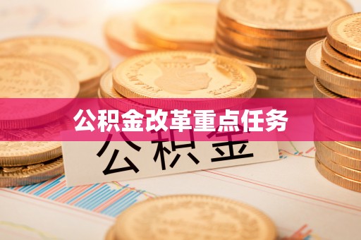 南华公积金改革重点任务