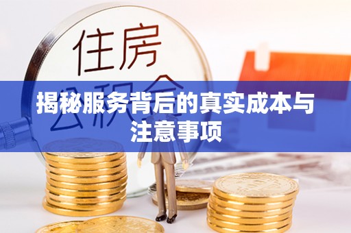 南华揭秘服务背后的真实成本与注意事项