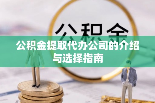南华公积金提取代办公司的介绍与选择指南