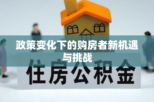 南华政策变化下的购房者新机遇与挑战