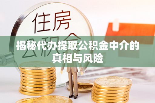 南华揭秘代办提取公积金中介的真相与风险