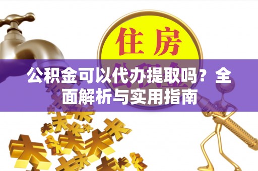 南华公积金可以代办提取吗？全面解析与实用指南