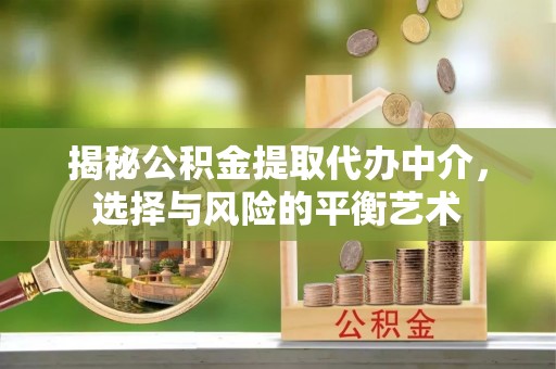 南华揭秘公积金提取代办中介，选择与风险的平衡艺术