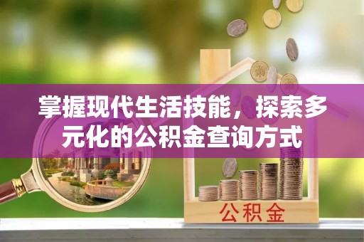 南华掌握现代生活技能，探索多元化的公积金查询方式