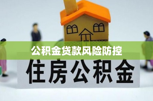 南华公积金贷款风险防控